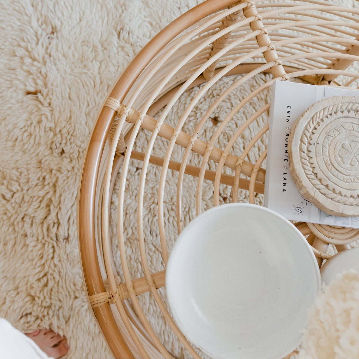 Bingin Rattan Coffee Table - Harvest Design Living