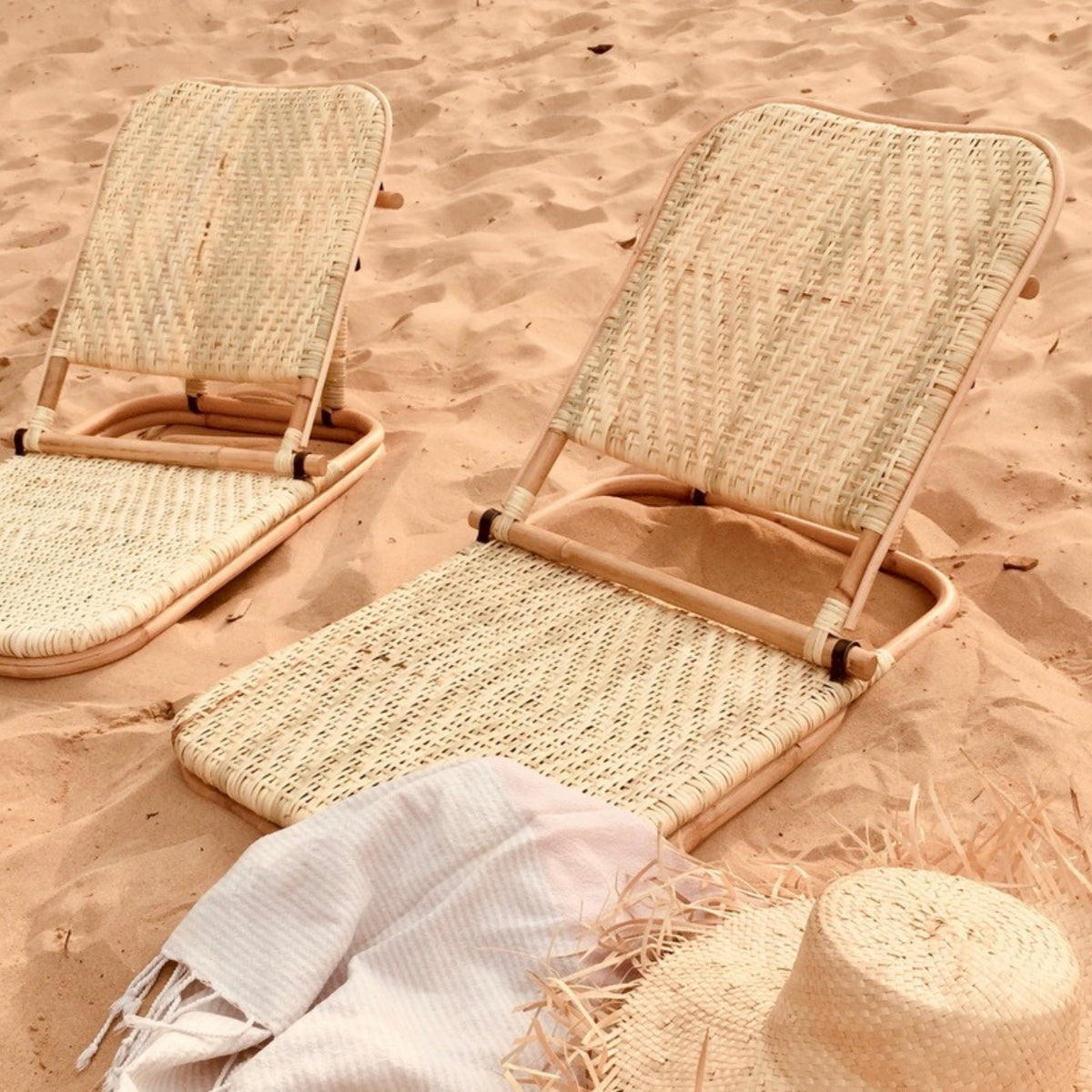 Coral Rattan Beach Chair - Harvest Design Living