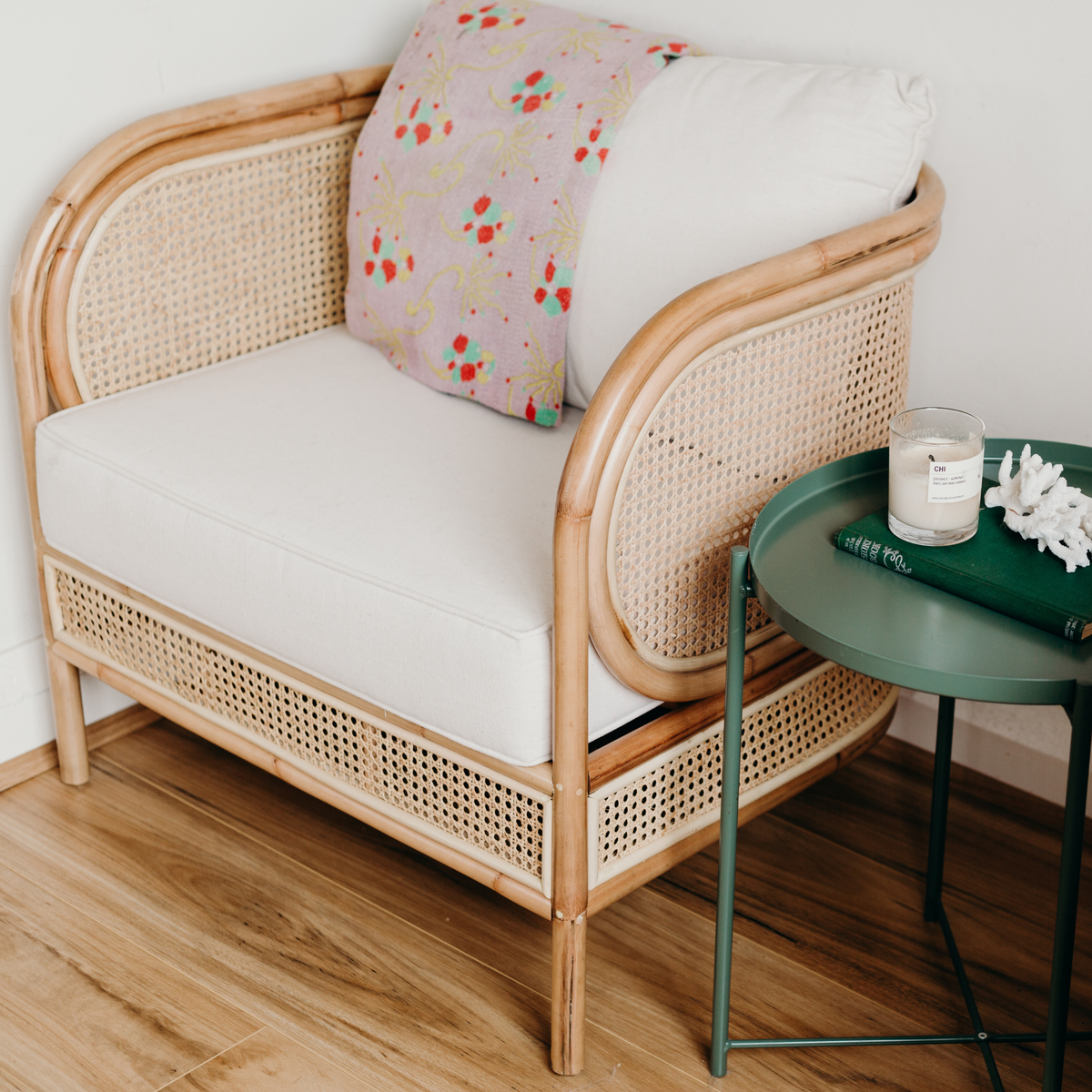 Hepburn Rattan Lounge Armchair-HarvestDesignLiving