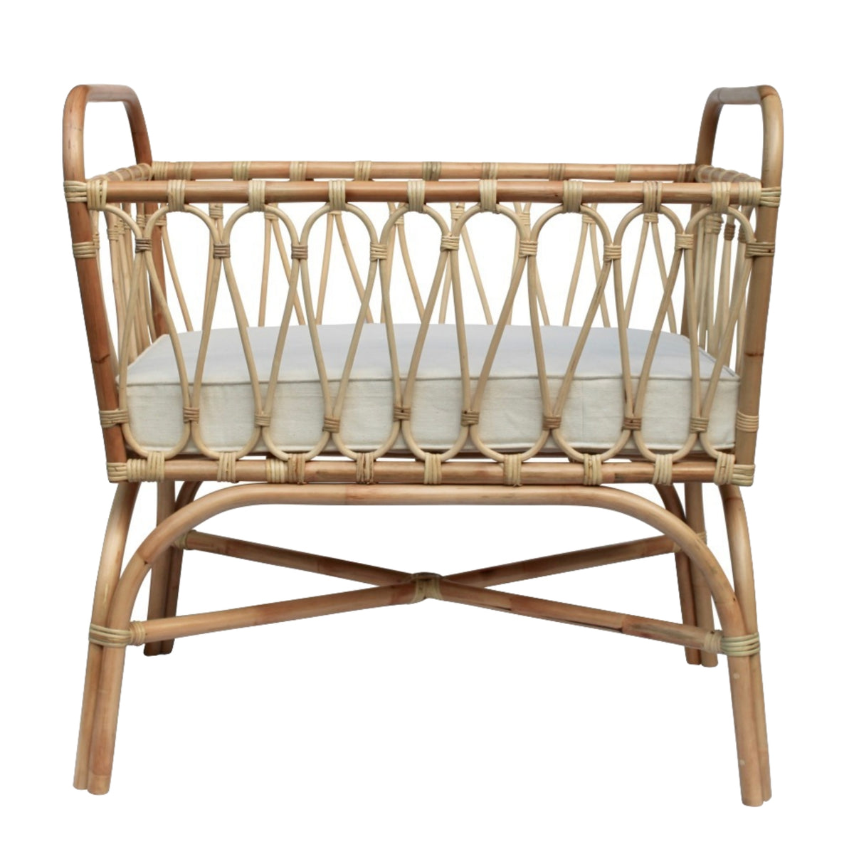 Jungalow Rattan Bassinet-HarvestDesignLiving