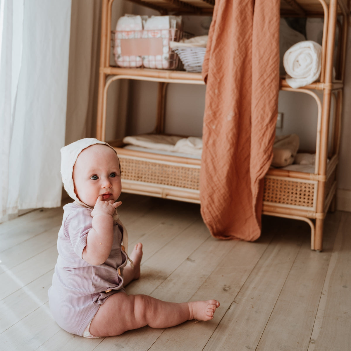 Kaia Rattan Baby Change Table -HarvestDesignLiving