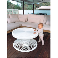 Flores Side Table White