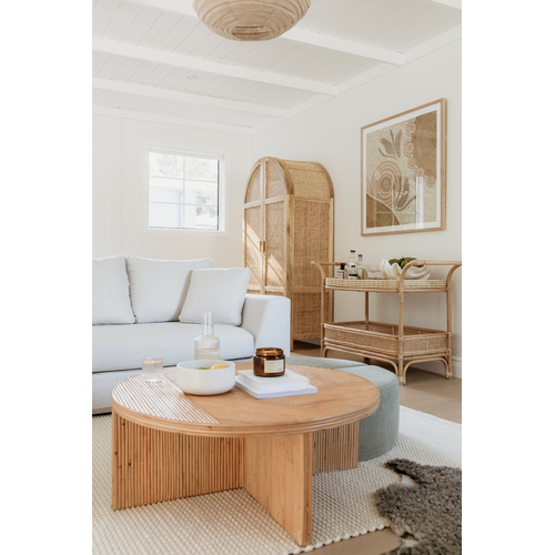 Cuba Round Inlay Coffee Table 