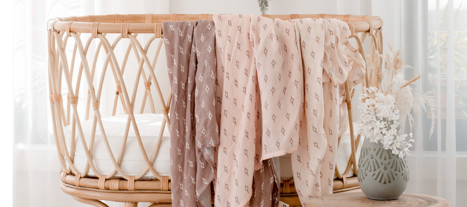 How to Style a Rattan Bassinet Corner: A Soft, Minimal Nursery Setup