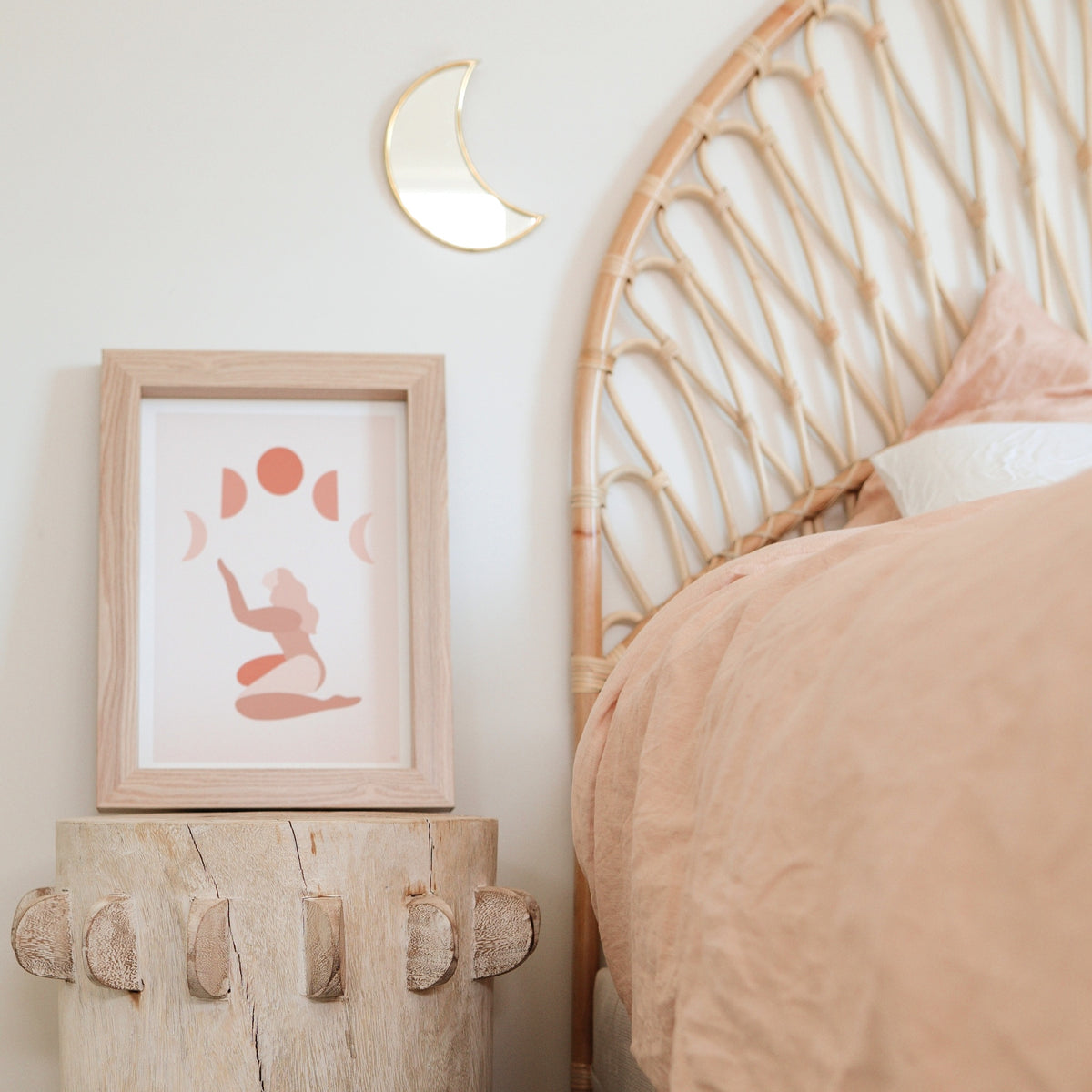 Adora Rattan Bed Head - Harvest Design Living