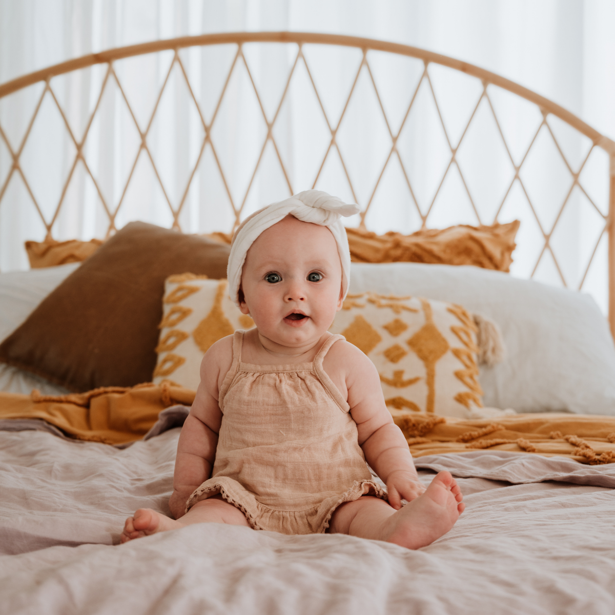 Bangalow Rattan Bed Head - Harvest Design Living
