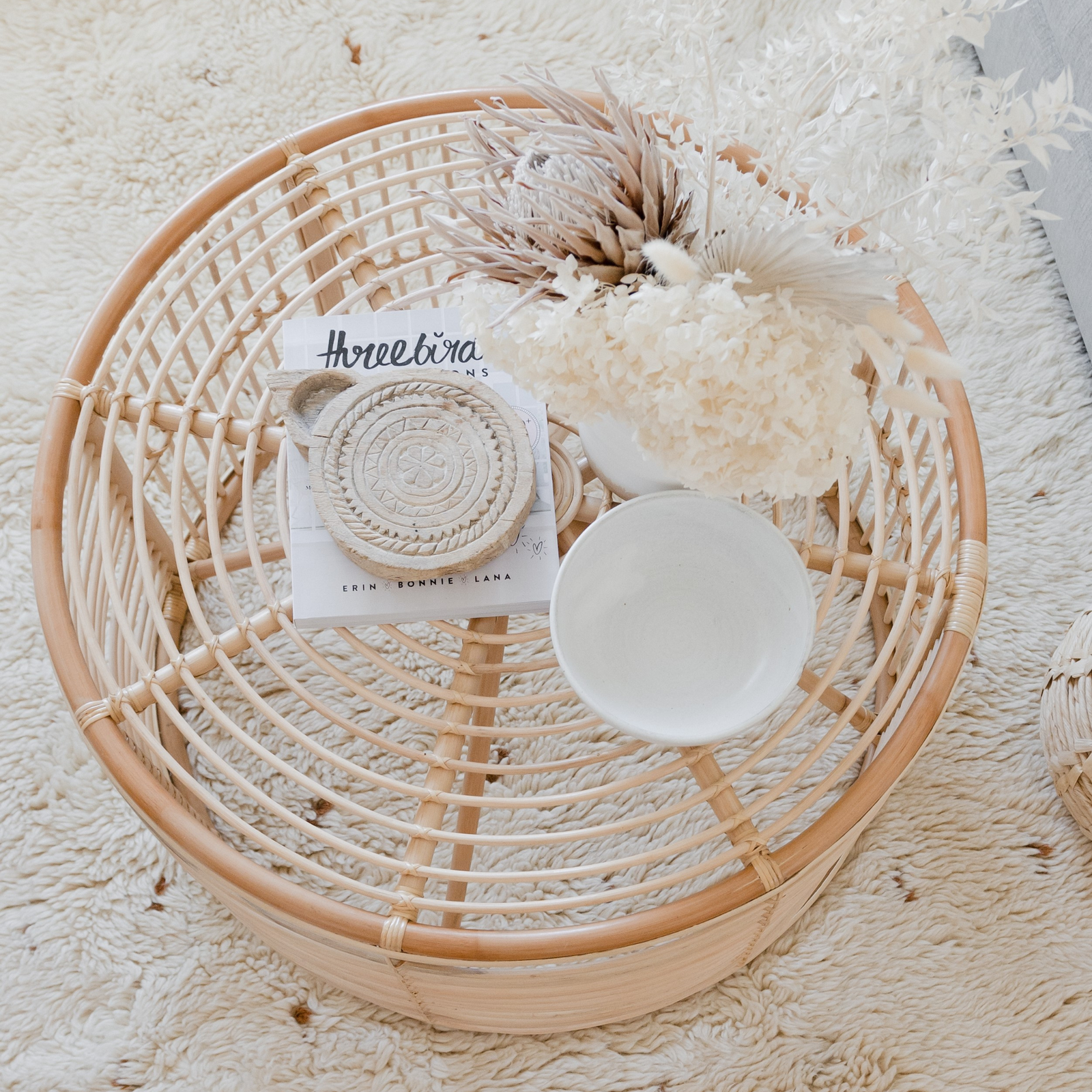 Bingin Rattan Coffee Table - Harvest Design Living