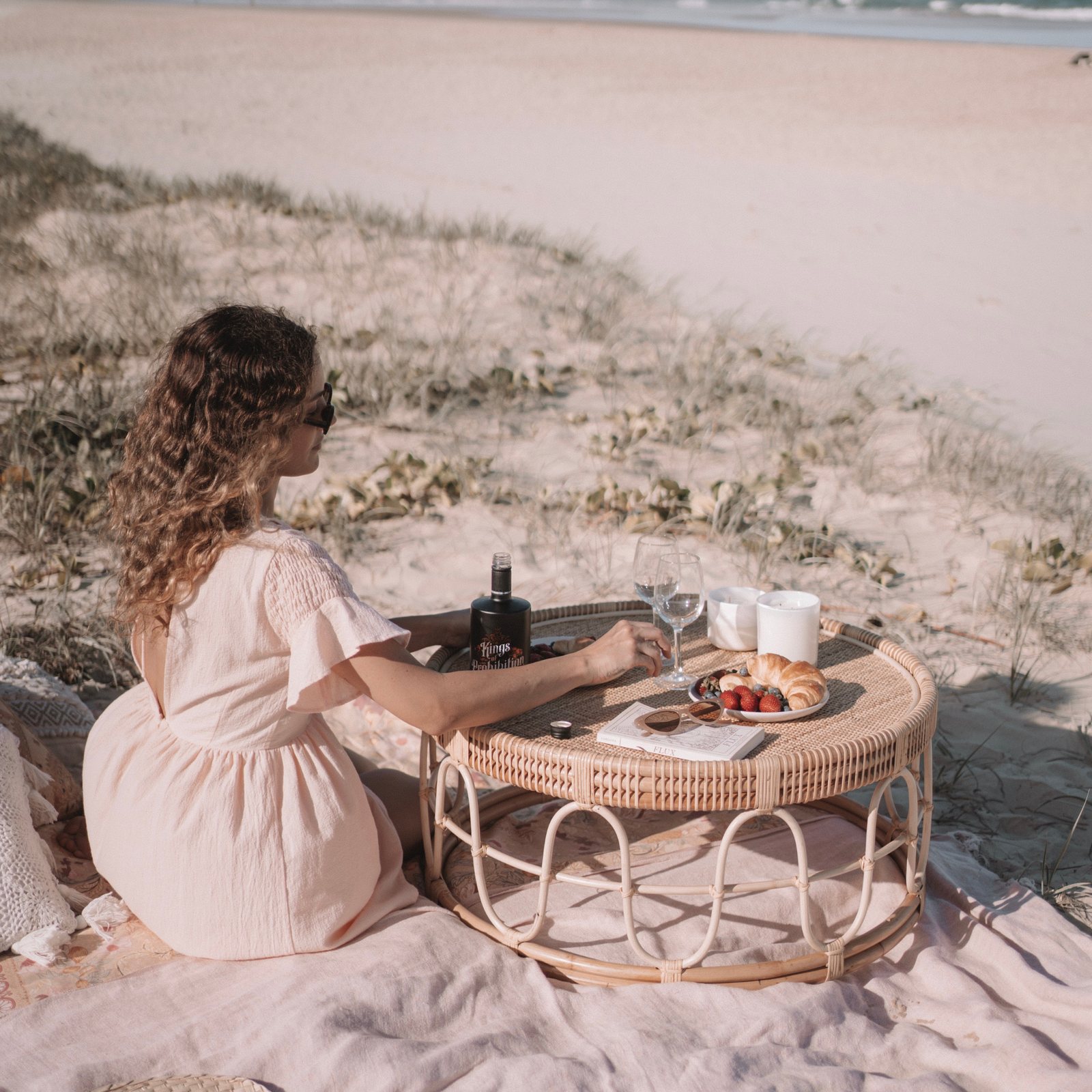 Canggu Rattan Coffee Table - Harvest Design Living