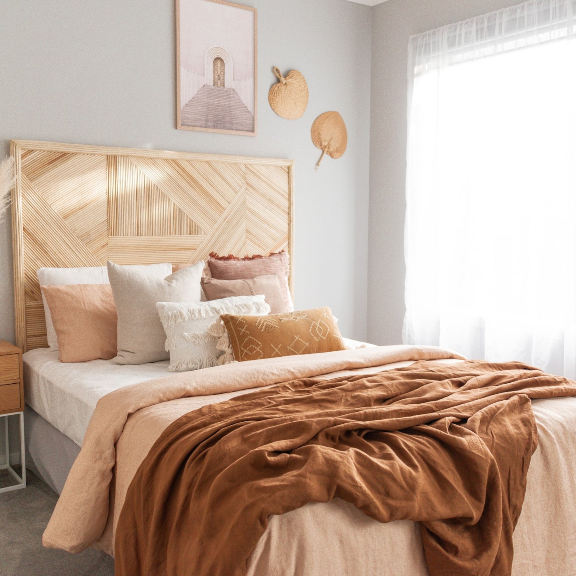 Havana Rattan Bed Head - Harvest Design Living