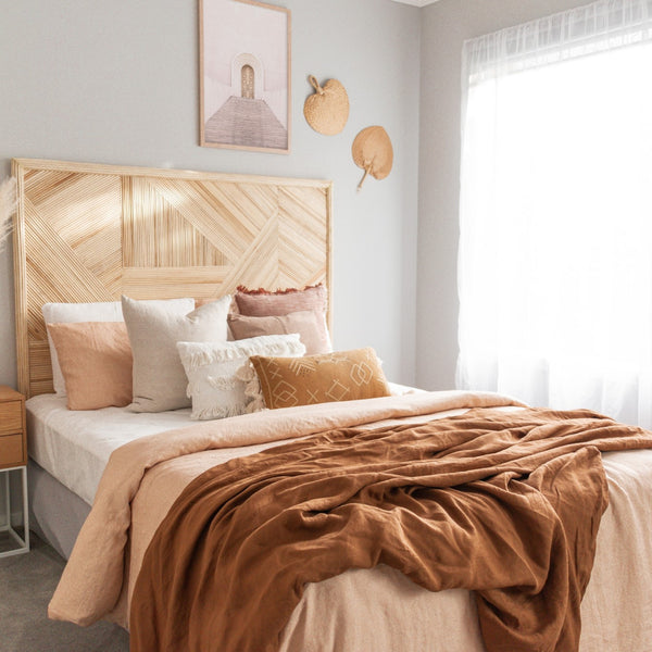 Havana Rattan Bedhead | Bed Head — Queen, King & Double - Harvest ...