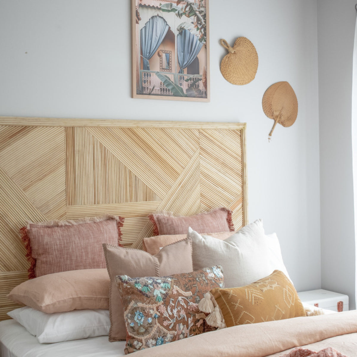 Havana Rattan Bed Head - Harvest Design Living