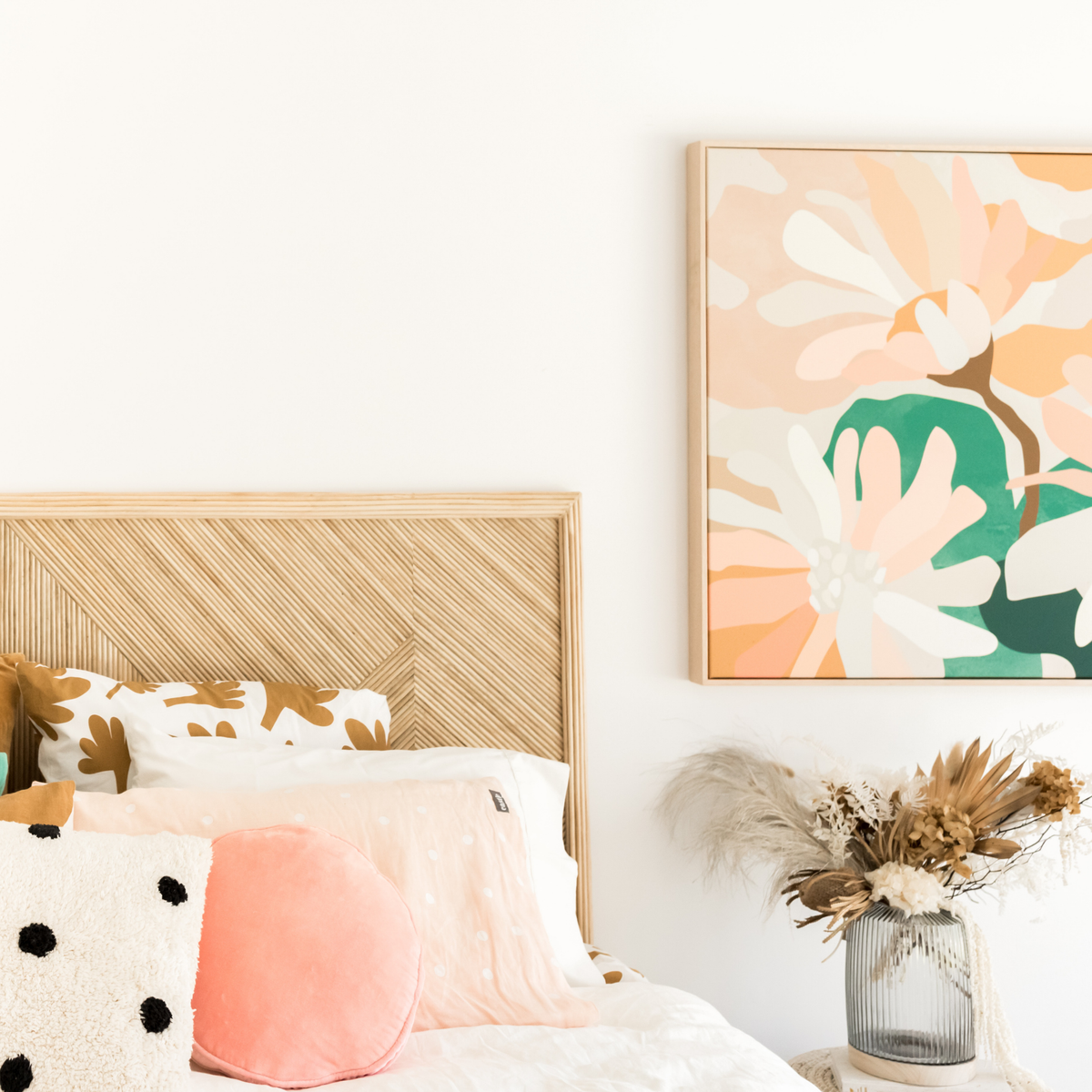 Havana Rattan Bed Head-HarvestDesignLiving