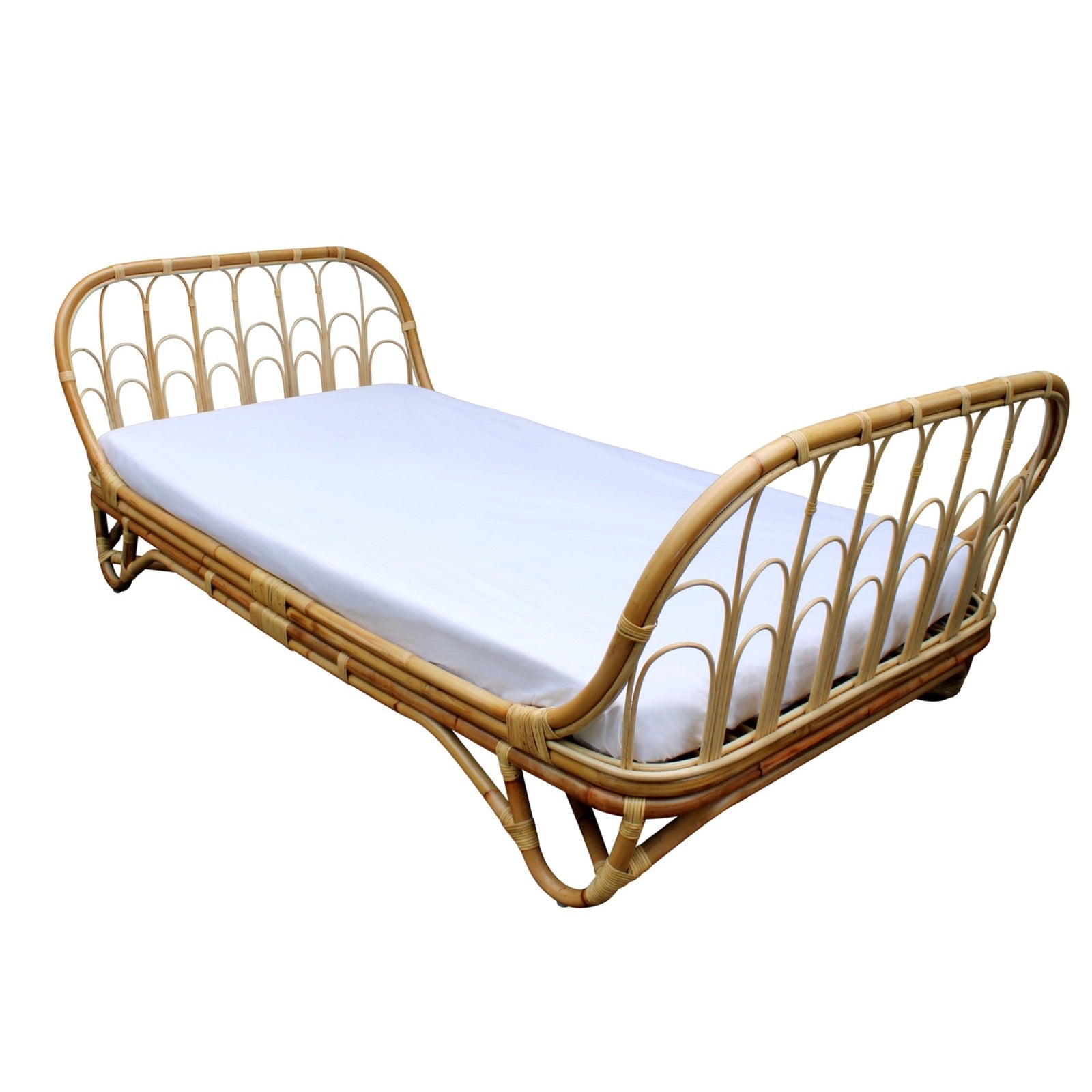 Hendrix Rattan Bed Frame - Harvest Design Living