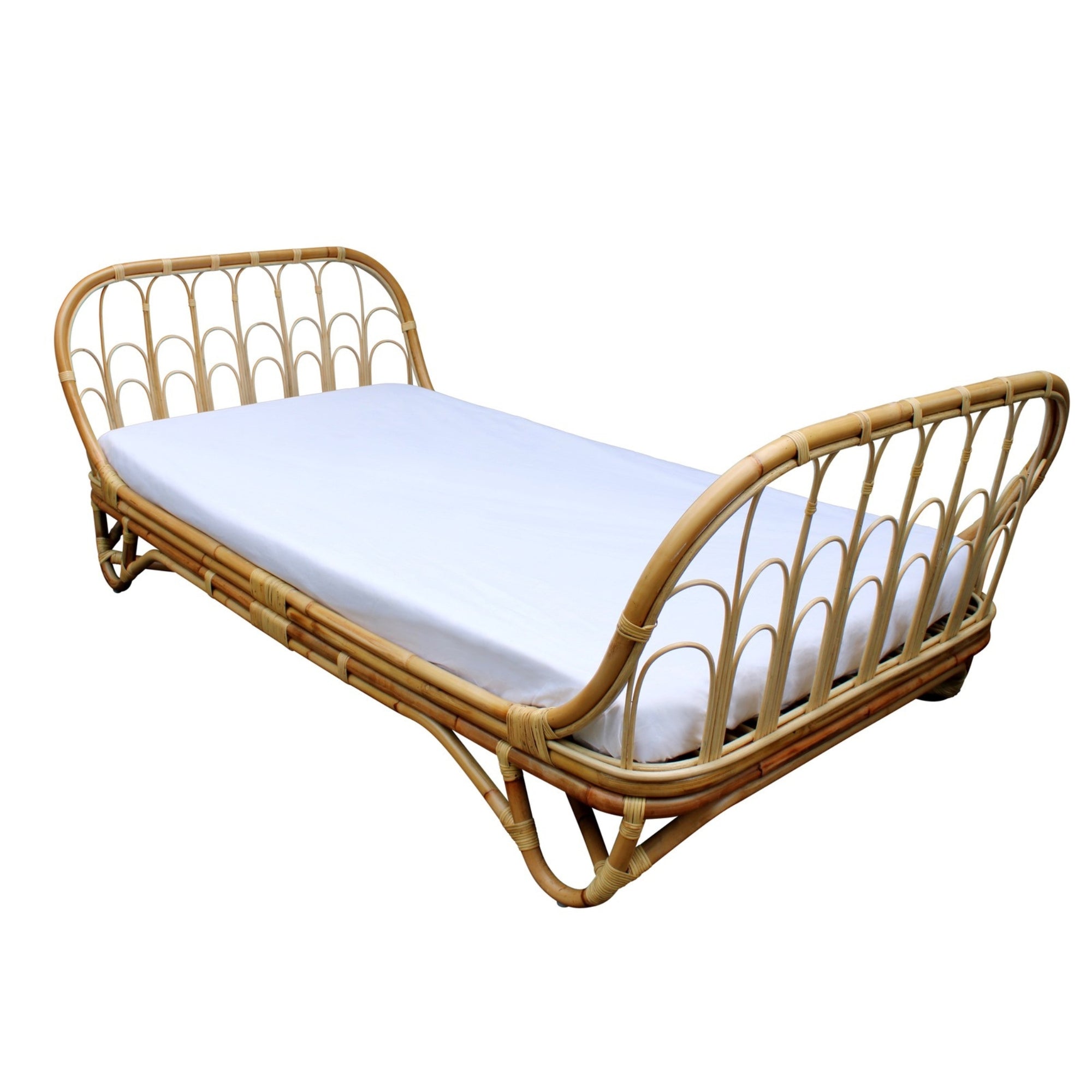 Hendrix Rattan Bed Frame - Harvest Design Living
