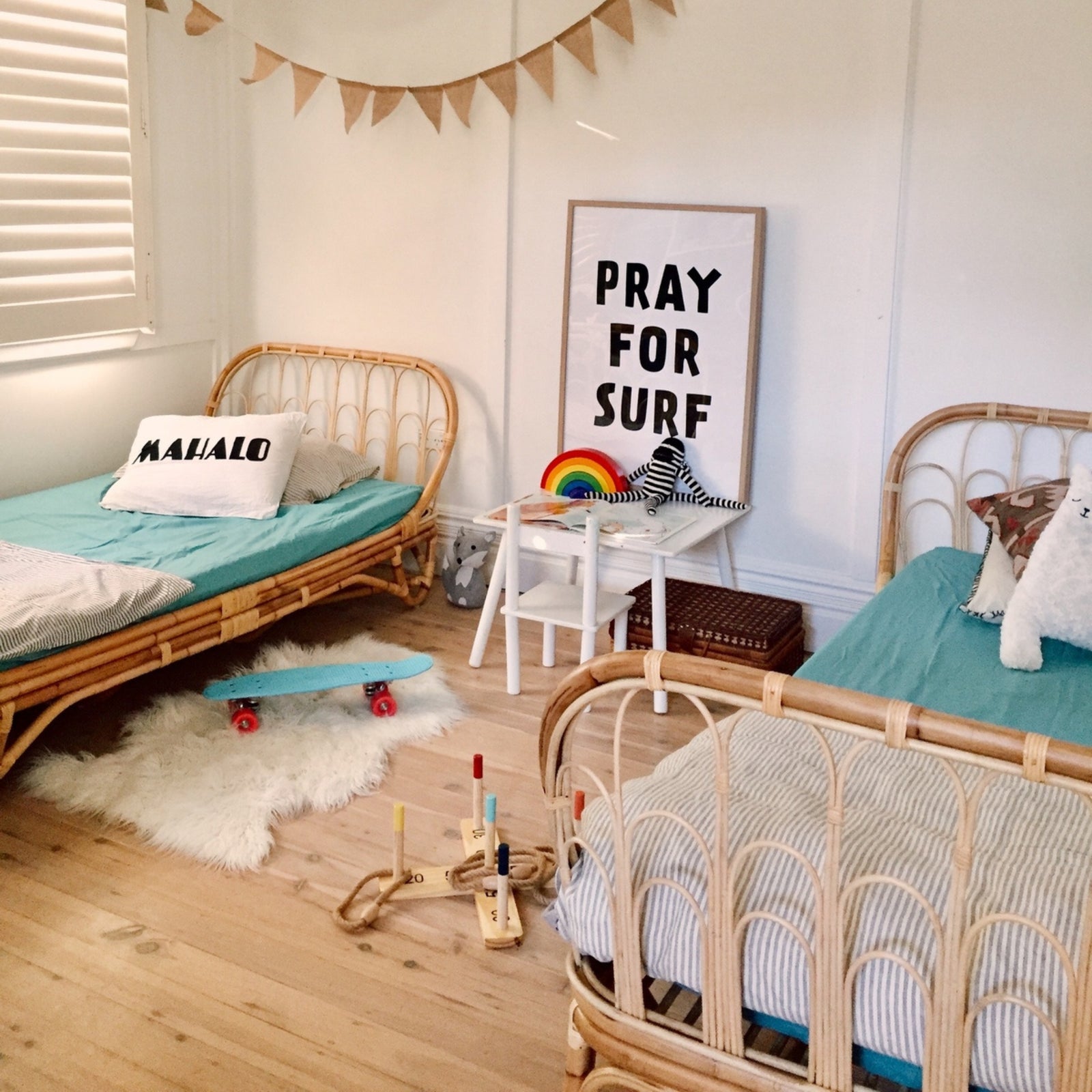 Hendrix Rattan Bed Frame - Harvest Design Living