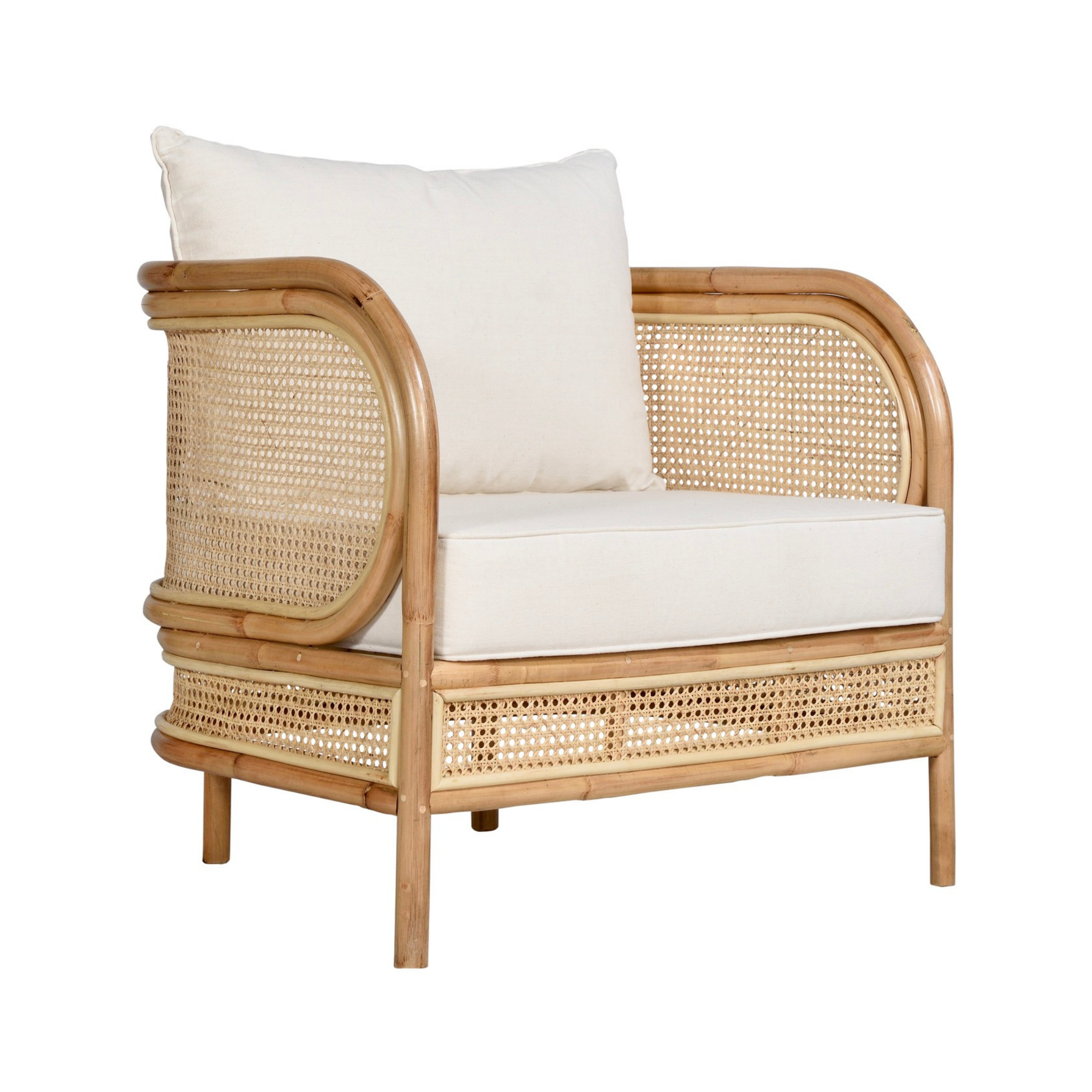 Hepburn Rattan Lounge Armchair-HarvestDesignLiving