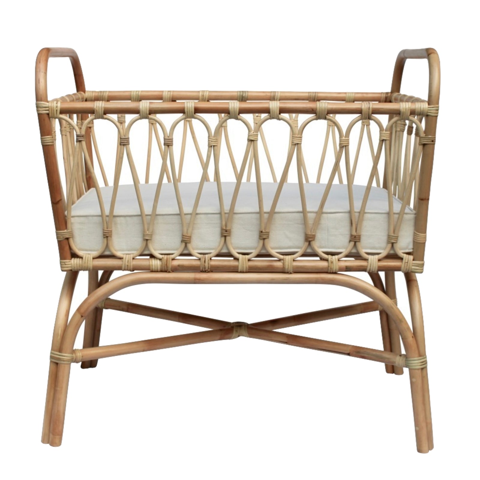 Jungalow Rattan Bassinet-HarvestDesignLiving
