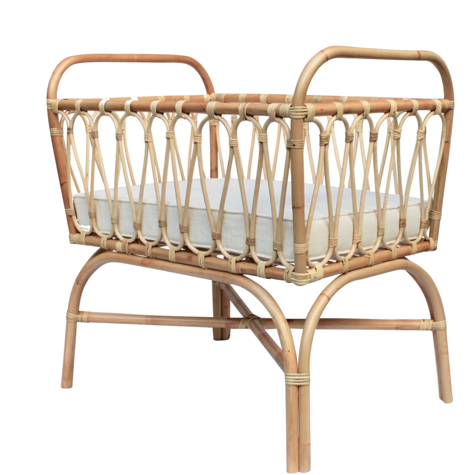 Jungalow Rattan Bassinet-HarvestDesignLiving