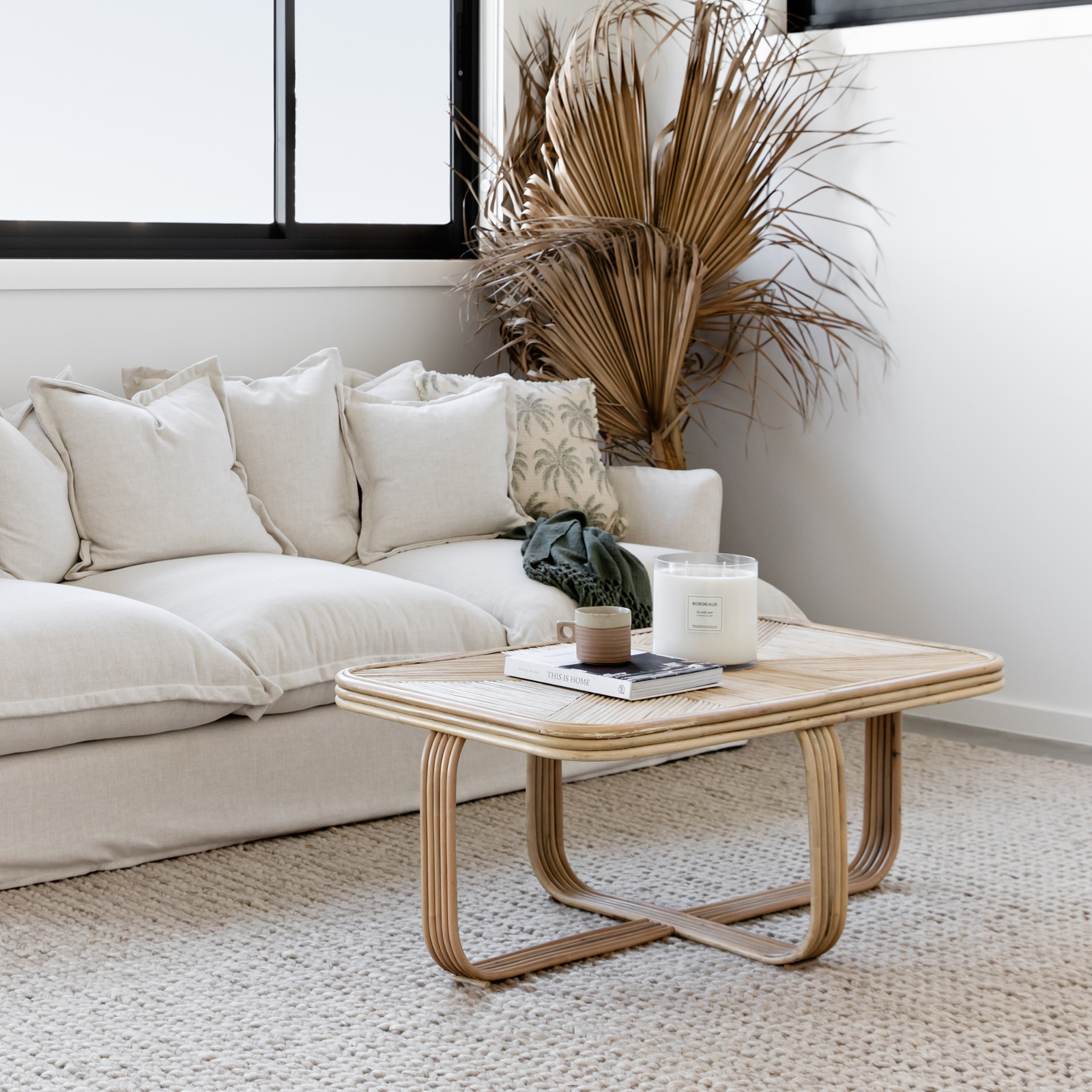 Rio Rattan Coffee Table-HarvestDesignLiving