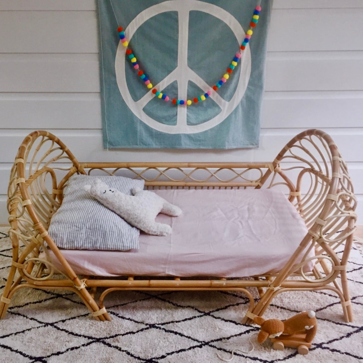 Tallow Rattan Bed Frame - Harvest Design Living