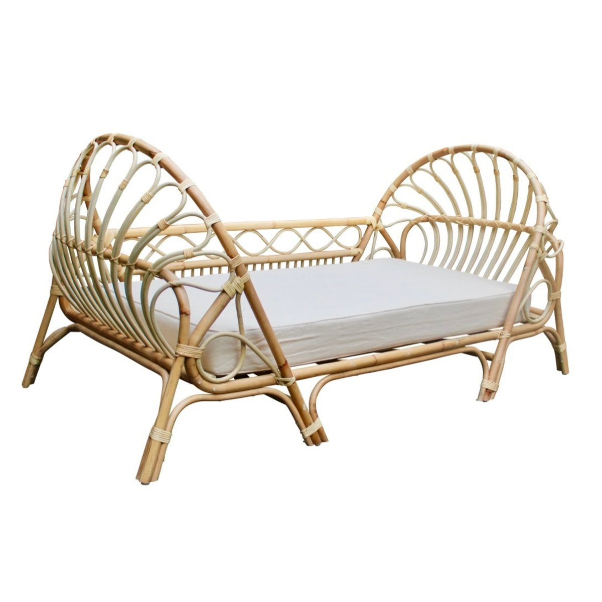 Tallow Rattan Bed Frame - Harvest Design Living