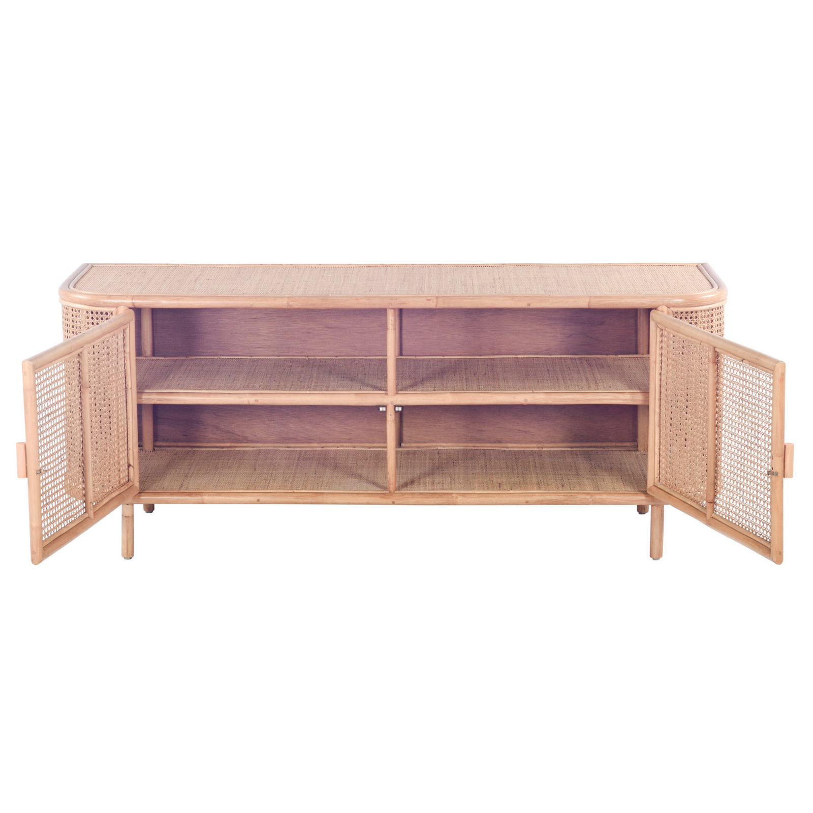 Victoria Rattan Sideboard Harvest Design Living