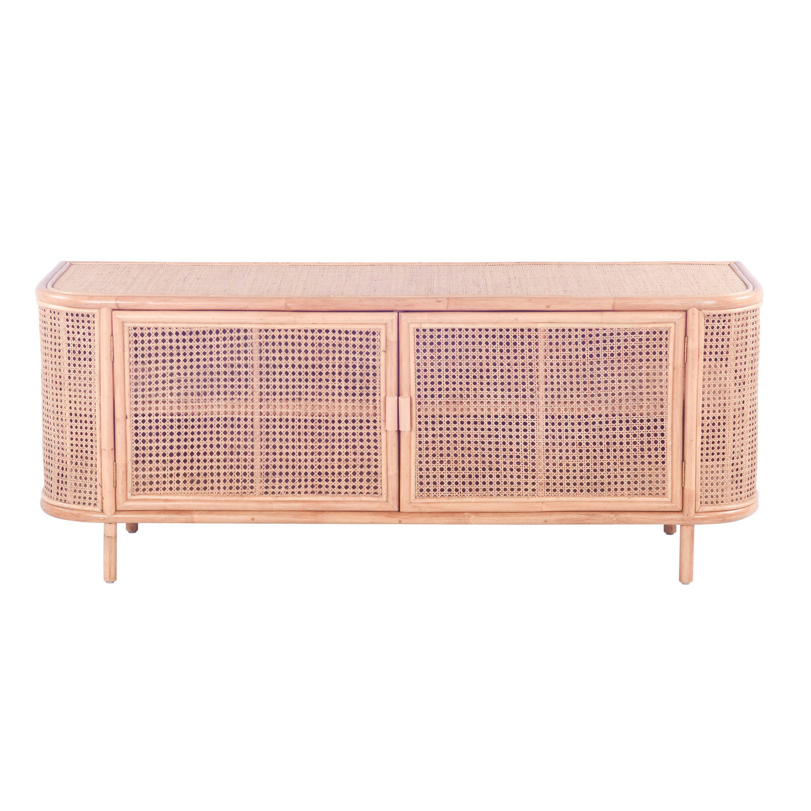 Victoria Rattan Sideboard Harvest Design Living