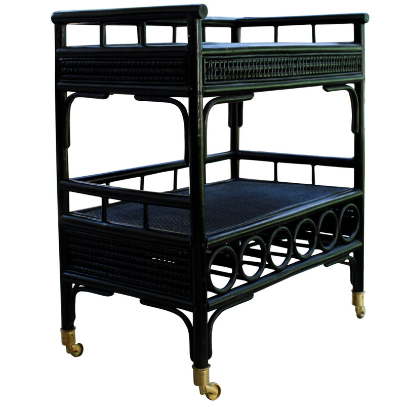 Kokomo Rattan Bar Cart Harvest Design Living