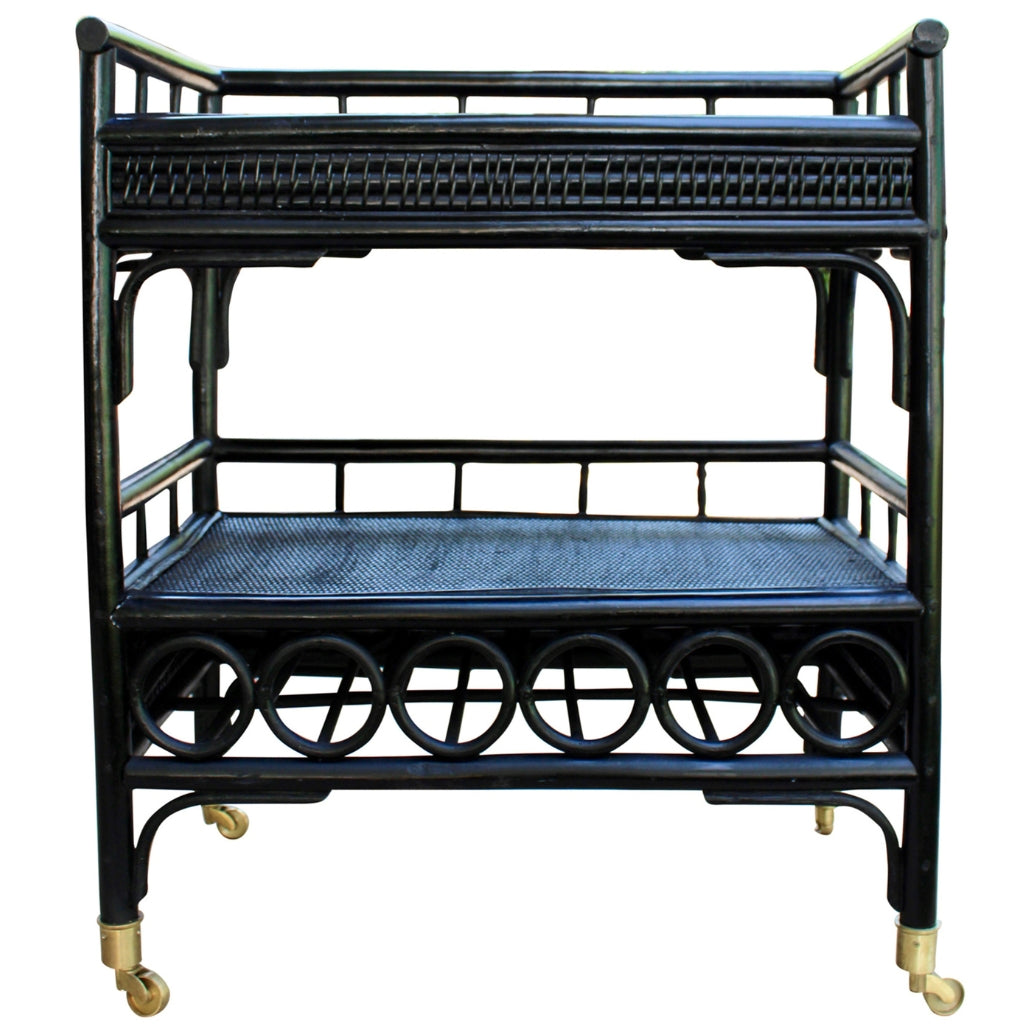 Kokomo Rattan Bar Cart Harvest Design Living