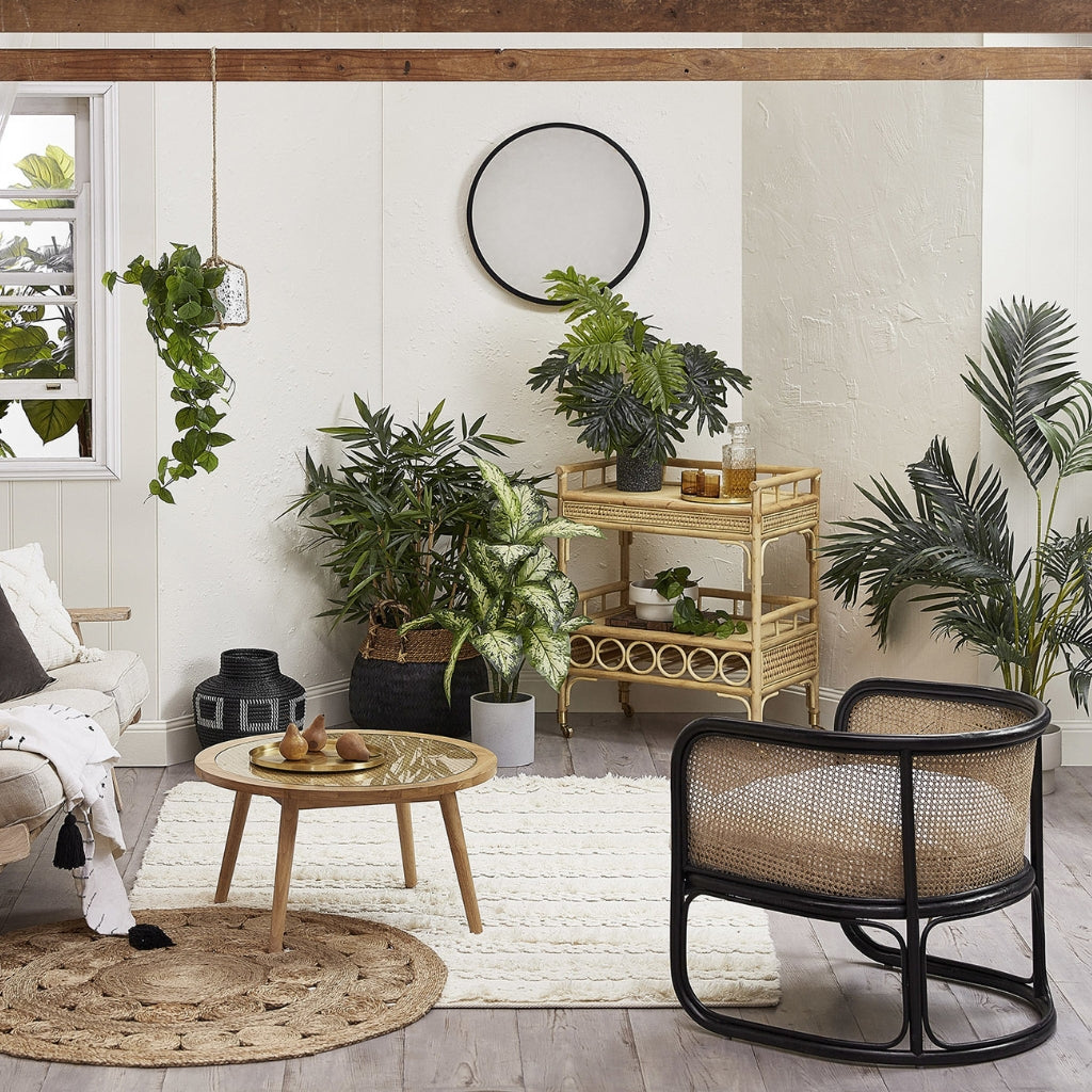 Kokomo Rattan Bar Cart Harvest Design Living