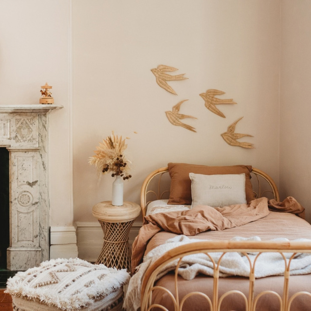 Luna Rattan Bed Frame - Harvest Design Living