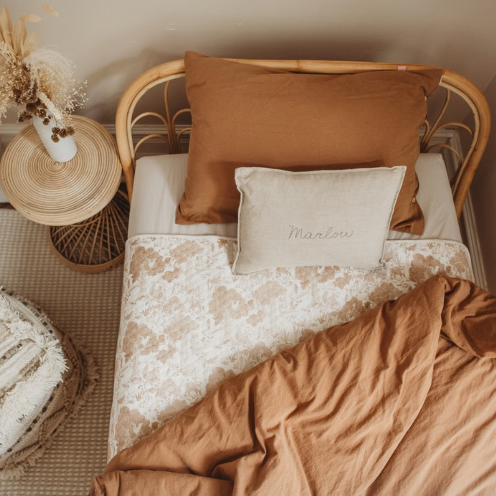 Luna Rattan Bed Frame - Harvest Design Living