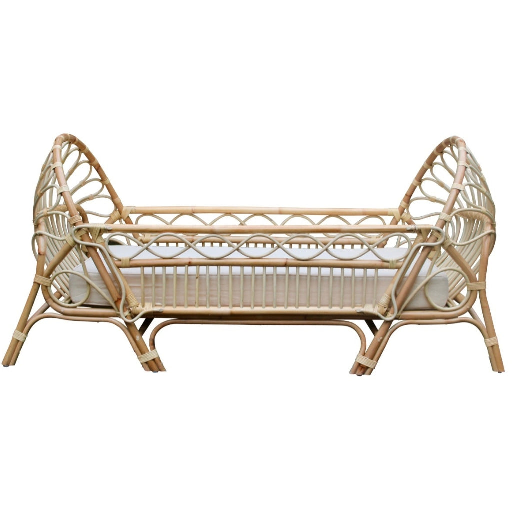 Tallow Rattan Toddler Bed Frame